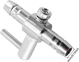 Aquarium Fish Tank Air Flow Control Lever Pump Single Way Valve, 16Pcs - Side View
