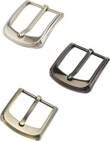Classic Belt Buckles Set, 3 Pack Metal Belt Buckle 38-40 mm (1.5