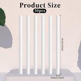 50 Pcs Humidifier Sticks Diffuser Cotton Filter Sticks Plug in Refills 5.35 X 0.3 Inch Mini Humidifier Wick Stick Replacement for Cool Mist Portable Diffuser - Front View