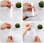 50 Pcs Humidifier Sticks Diffuser Cotton Filter Sticks Plug in Refills 5.35 X 0.3 Inch Mini Humidifier Wick Stick Replacement for Cool Mist Portable Diffuser