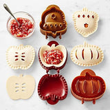 Fall Hand Pie Molds Apple, Acorn & Pumpkin, Fall Hand Pie Molds Set of 3, Mini Pie Mould Dough Press Mold Tool, Perfect Kitchen Tools Accessories for Hand Pies, Pierogi, Ravioli, Calzone & Empanada - Front View