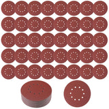 50 Pcs 9-Inch 10-Hole Drywall Sanding Discs Set, 10 Each of 60 80 120 150 240 Grits Hook-and-Loop Sanding Discs for 9