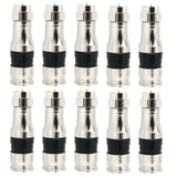 RG11 Connectors 10 Pack,F Type Connectors,RG11 Coax Cable Compression Fitting with Weather Seal O Ring
