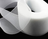 2 inch Wide Polyester White Horsehair Braid, Selling Per Roll/ 50 Yards - Front View