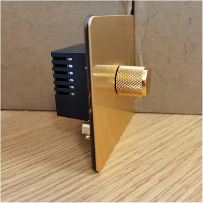 86 Dimmer Switch 500W Gold Knob Adjusting The Brightness of Light for Living Room Dedicated Dimmer(One Size)