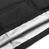 Boat Seat Cover Outdoor Waterproof Captain's Chair Seats Covers Dustproof Pedestal Pontoon Captain Bench for Helm Protector 1pcs Black 25.6x25.6x47 in - Side View