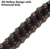 5PCS Tennis Racket Grip Tape, Racket Overgrip Tape That Stays Dry & Absorbs Sweat with Velvety Comfort. for Tennis Rackets,Fishing Rods.Wrap Your Racquet for High Performance - Top-Down View