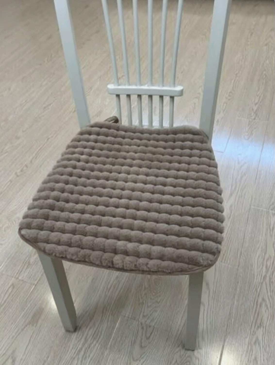Set of 4 Chair Cushion with Ties for Dining Chairs [45x47cm] Non Slip Kitchen Dining Chair Pad and Seat Cushion with Machine Washable(@6)