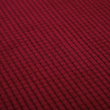 E,1PC, Round Bar Stool Covers Slipcovers Low Back Set of 4/2, Anti-Slip Counter Stool Chair Covers with Elastic Band, Curved Back Kitchen Chair Covers Slipcovers, Easy to Install - Side View