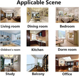 E,1PC, Round Bar Stool Covers Slipcovers Low Back Set of 4/2, Anti-Slip Counter Stool Chair Covers with Elastic Band, Curved Back Kitchen Chair Covers Slipcovers, Easy to Install - Top-Down View