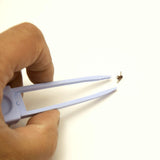 Plastic Fly Swatter with Tweezers, Bugs Whisk and Fly Killer with Pincers (3) - Top-Down View