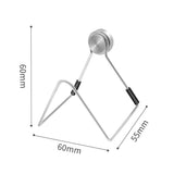 2-pack magnetic dishcloth holder for sink stainless steel