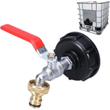 1000l tank tap with garden hose adapter, S60x6 IBC tap connection