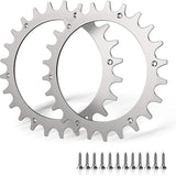 Premium Stainless Steel Spikes for Worx Landroid S/M - 2-Pack with Screws (205mm Wheel)