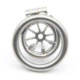 Stainless Steel Chastity Cage with Spikes, 40mm Size