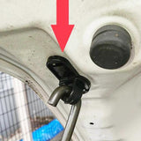 Nissan Qashqai J11 NV200 Compatible Bonnet Rod Support Holder Clip Clamp Bracket - Front View