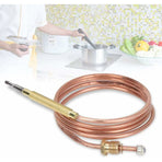 Universal Thermocouple Replacement Kit with Nuts for Gas Ovens Stoves Cooktops Heaters