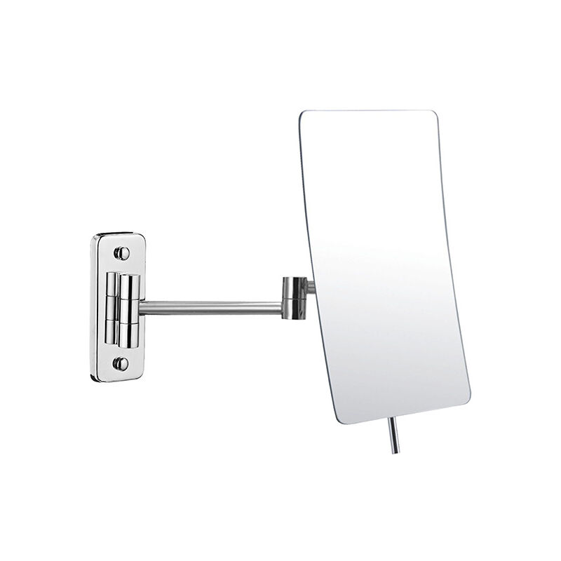 3X Magnifying Wall Mirror - Foldable Extension - 360 Degree Rotation Magnifying Mirror Bathroom Mirror with Drilling