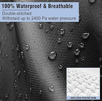 16-18ft Boat Cover Trailerable Marine Grade 600D Black