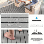 EVA Foam Boat Flooring Mat Decking Sheet 240*45*0.6cm Light Grey