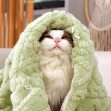 Pet Mat - Soft Pet Blanket - Warm Plush Blanket for Dogs and Cats - Comfortable & Cozy Sleep Blanket - 55*45cm - Front View