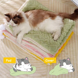 Pet Mat - Soft Pet Blanket - Warm Plush Blanket for Dogs and Cats - Comfortable & Cozy Sleep Blanket - 55*45cm - Rear View
