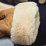 Gloves - Women's Gloves - Warm Gloves - Fingerless Gloves - Suitable for walking, commuting, running, hiking, outdoor activities and cold winters. (Khaki)