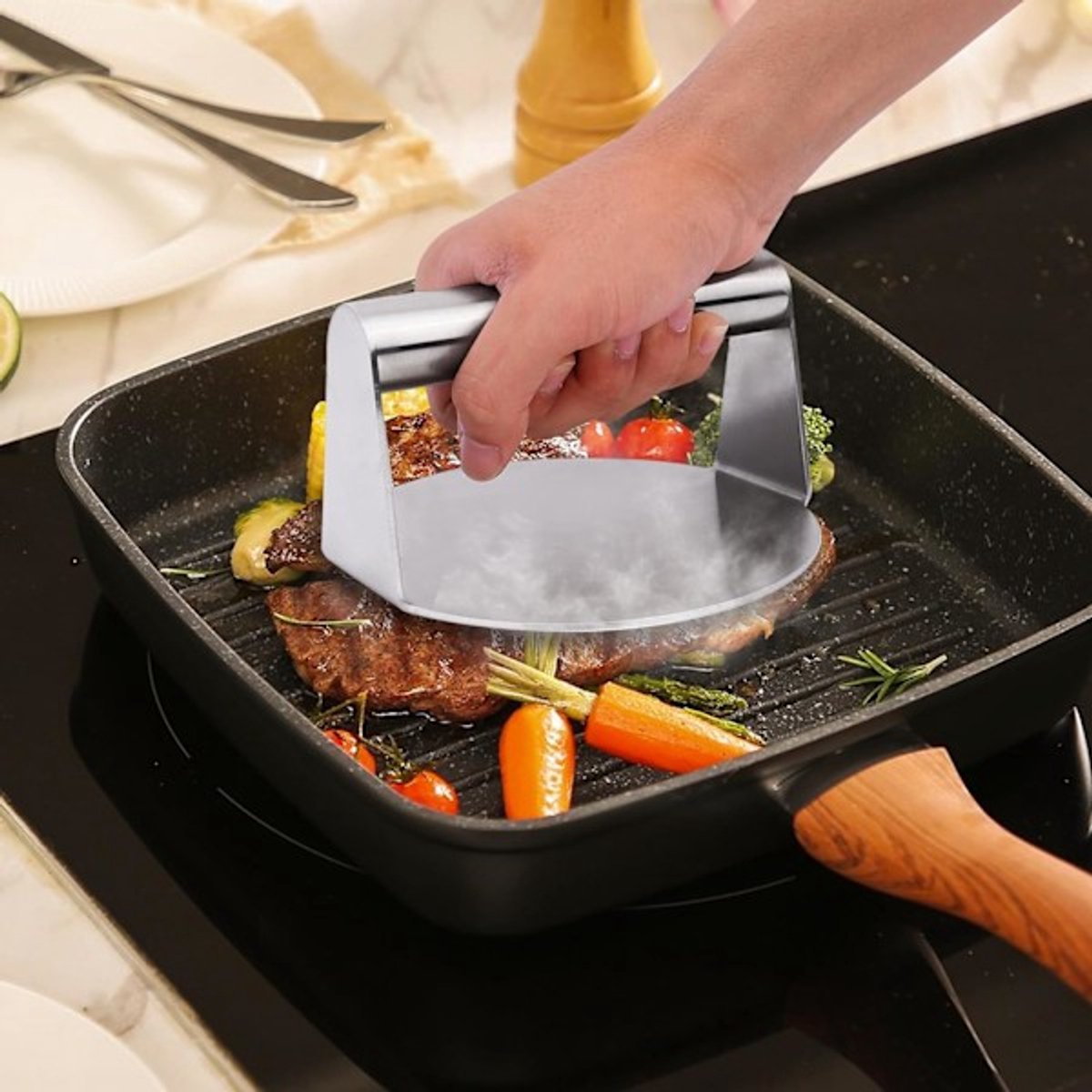 Patty Press - 5.5" Hamburger Press - Beef Patty Press Equipment
