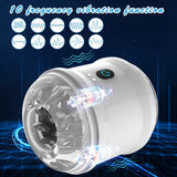 Sex Toys for Men - Sex Toys for Couples - Sex Games - Sex Toys - Men's Trainers - Masturbators - Fully Automatic Vibrating Penis Suction Trainer - Electric Penis Insertion Trainer - 45-Degree Angle