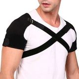 Shoulder Brace - Shoulder Support Brace for Sports - Double-Sided Adjustable & Breathable - Compression and Stability for Both Shoulders - S/M