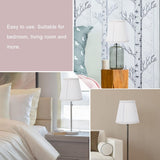 Lampshade - Table Lampshade - White Pleated Tubular Lampshade - Small - Suitable for Table Lamps and Floor Lamps - 13.5x10cm