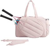Tennis Bag - Tennis Backpack - 42L with Shoe Compartment - Sports Bag - Waterproof Racket Bag - Protective Racket Compartment - Portable as a Shoulder Bag - Pink