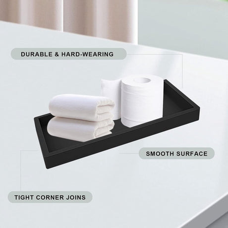 Tray - Set of 2 - Dressing table tray - Bathroom storage tray - Cosmetics storage tray - Bathroom storage box, image 7