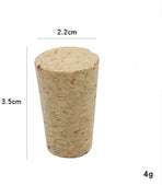 10 pcs tapered corks made of natural cork, wooden wine/beer bottle stopper, cork, natural cork