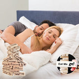 Romantic Couple Games - Jenga Tower Game - Erotic Jenga Game - Jenga for Couples - Jenga Game for Valentine's Day - Gift for an Adult Couple's Night - Valentine's Day Gift - Top-Down View