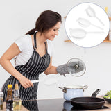 Filter - Strainer - Strainer Set - Strainer Set - Three-Piece Strainer Set with Handles - Kitchen Strainer - Milk Strainer - Suitable for Camellia Milk Tea (3, 4, 5.5 inches) - Top-Down View