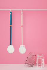 Silicone Bottle Brush - Long Handle 31cm for Deep Cleaning - Soft yet Effective Brush Head - Suitable for Milk Bottles and Tall Glasses