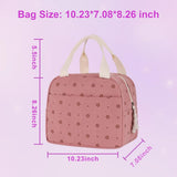 Cooler Bags - Lunch Bag - Handle Strap - Cooler Bag - Lunch Bag - Insulated Cooler Bag - Picnic Bag - 25.5*21*17cm - Suitable for work, office, travel and picnics（White）