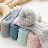 Slippers and socks - lounge socks - 7 pairs - Women's lounge socks - Soft and comfortable women's lounge socks - Comfortable, warm, thick and soft