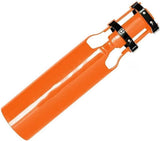 Leaf Blower Booster - Airflow Booster for Leaf Blowers - Turbine Nozzle with Extended Airflow Accelerator - Powerful Leaf Blower for Lawn and Driveway (1 Piece, Orange) - Front View