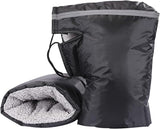 Hand Muffs - Extra Padded Cycling Gloves - Warm Gloves - Cycling Muffs - Scooter Gloves - Hand Warmers - Cycling Accessories - Winter - Windproof - Waterproof - Black