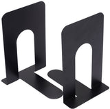 Bookends - Metal - Iron Bookshelves - Can be used to support books and organize your desk - 130mm * 150mm * 165mm - Black