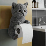 Paper towel holder - Beautiful decorative toilet roll holder for walls, bathrooms and kitchens - Front View