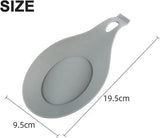 Kitchen Utensils - Set of 3 - Spoon Holder - Spoon Mat - Kitchen Storage Rack - Kitchen Accessories - Made of Silicone - Suitable for wooden, silicone and metal teaspoons, etc.