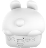 Children's Night Light - Table Lamp for Bedroom - Cute Rabbit Shape - Cartoon Bedside Lamp - Baby Night Light (White) - Front View