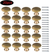 Cabinet Door Handles - Brass Door Handles - Antique Brass Handles - Cabinet Handles - 20 Items - 45-Degree Angle