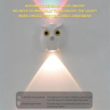 Night Light - Mood Lamp - LED Lighting - Night Lamp - LED Cabinet Light and Stair Light with Sensor - Two-tone - USB Rechargeable Night Light - Magnetic Mounting - For Children's Room, Bedroom, Hallway or Corridor, etc. (Black)