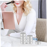 Small Tins with Lids - Pack of 20 - Dispensing Containers - 20ml Reusable Aluminum Tins and Refillable Small Tins with Screw Cap, Travel Sample Containers - Suitable for storing nail art supplies, jewelry, badges, sweets, etc. - Front View
