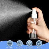 Spray Bottles (4-pack) - Refillable Plastic Spray Bottles - 50ml Spray Bottles - Empty Aerosol Cans - For Essential Oils, Cleaning, Perfume - Side View
