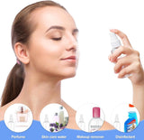 Spray Bottles (4-pack) - Refillable Plastic Spray Bottles - 50ml Spray Bottles - Empty Aerosol Cans - For Essential Oils, Cleaning, Perfume - Close-Up Angle